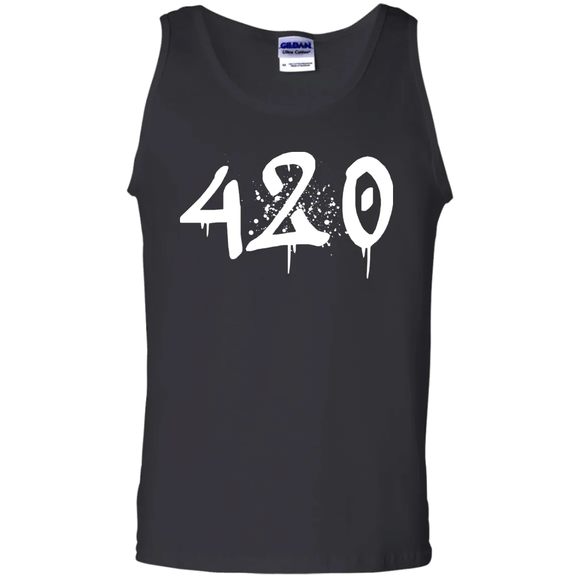 420 /Black Tank Top