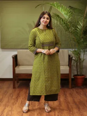 Aanya Bagru Patchwork Kurta