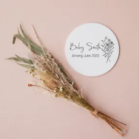 Acrylic Disc - Pregnancy Announcement