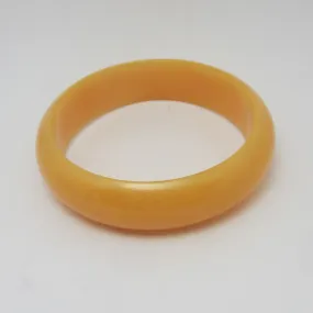 Amber Plastic Bangle Bracelet Vintage c1960