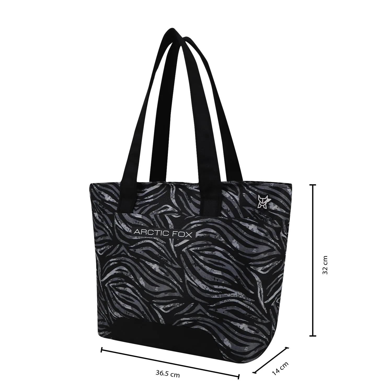 Arctic Fox Feral tote Laptop bag for women (Black)