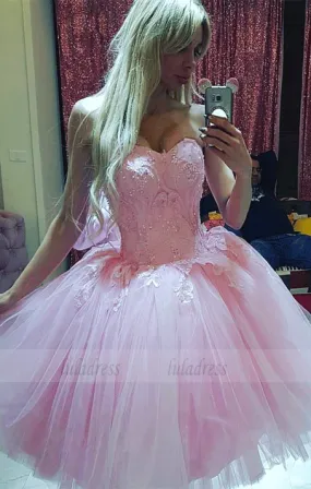 Beaded Homecoming Dress,Tulle Prom Dresses,Sexy Party Dresses for Teens,BD99733