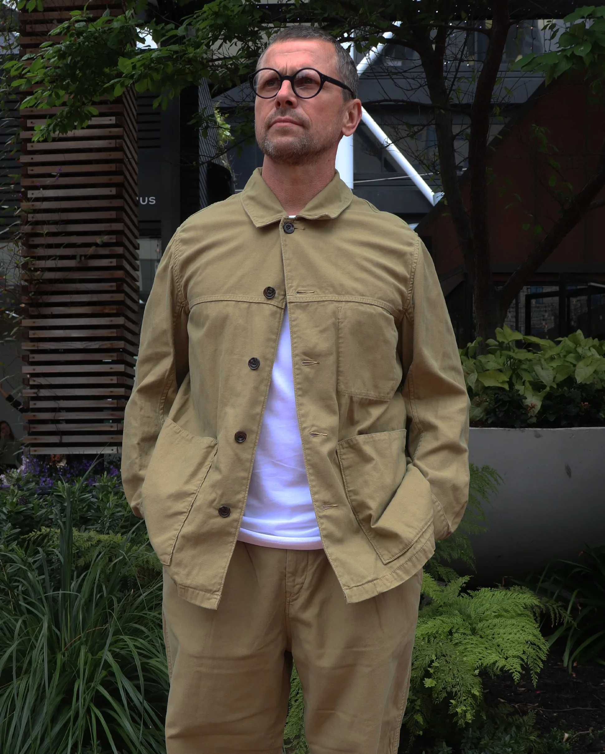 COVERALL JACKET / CAMEL