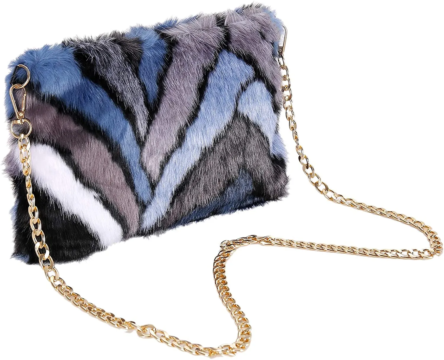 Faux Fur Purse Fuzzy Handbags