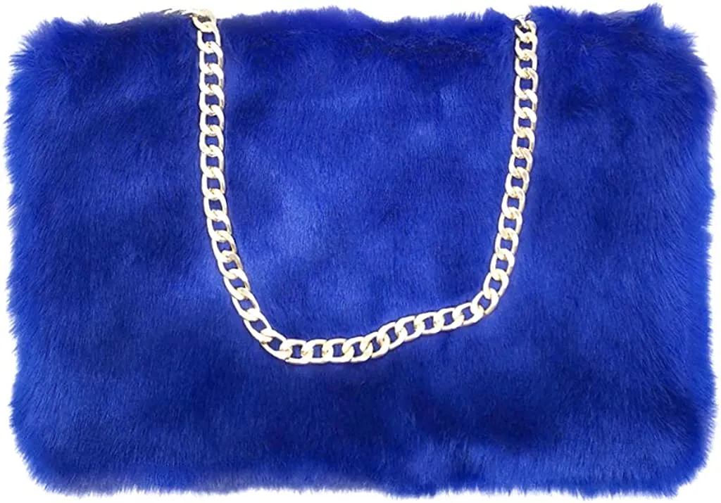 Faux Fur Purse Fuzzy Handbags