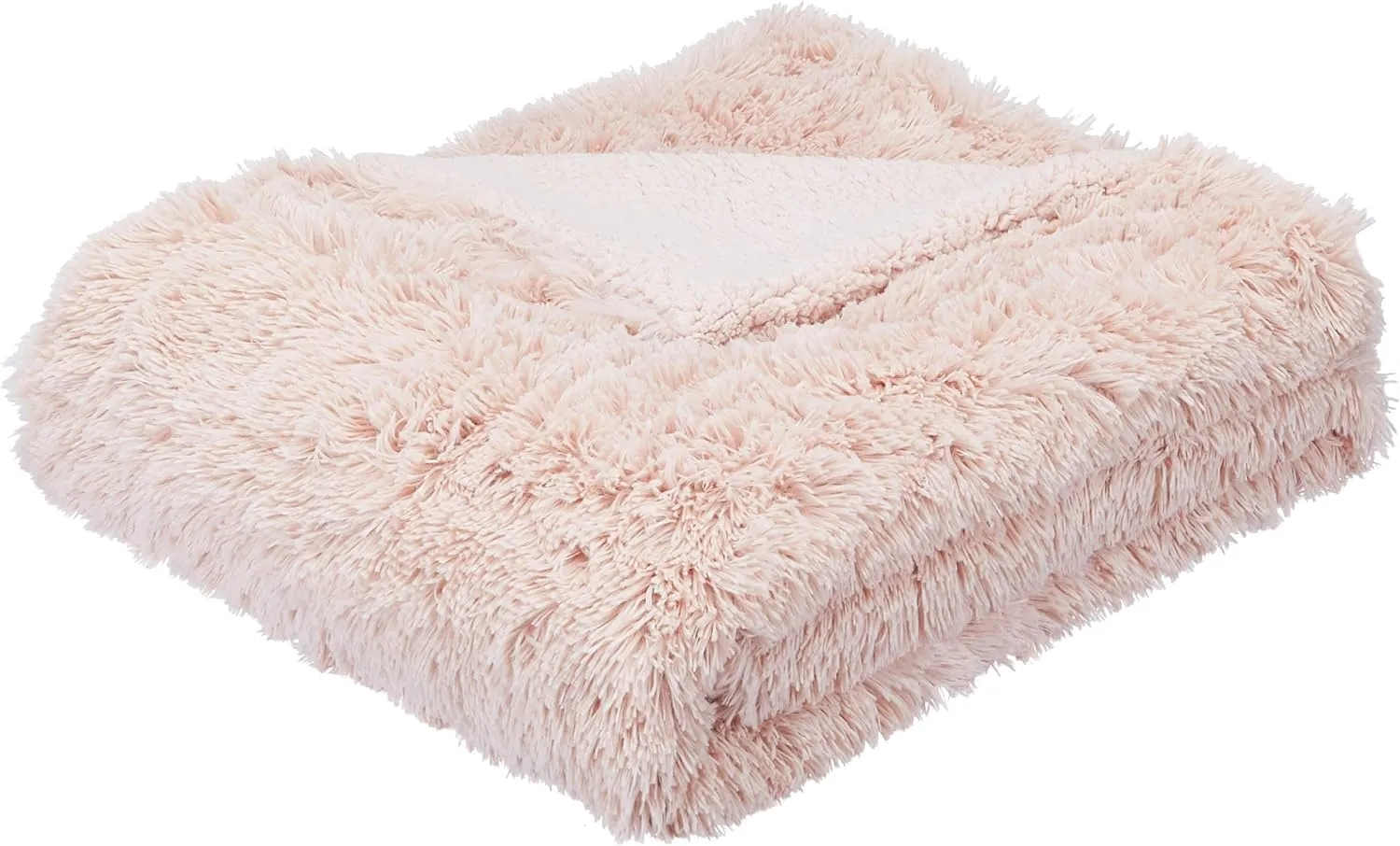 Faux Fur Sherpa Throw Blanket