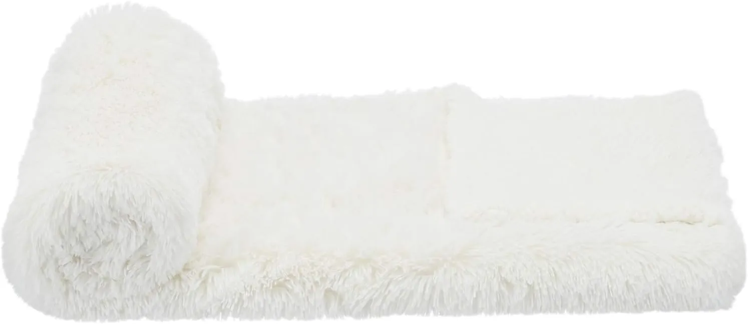 Faux Fur Sherpa Throw Blanket