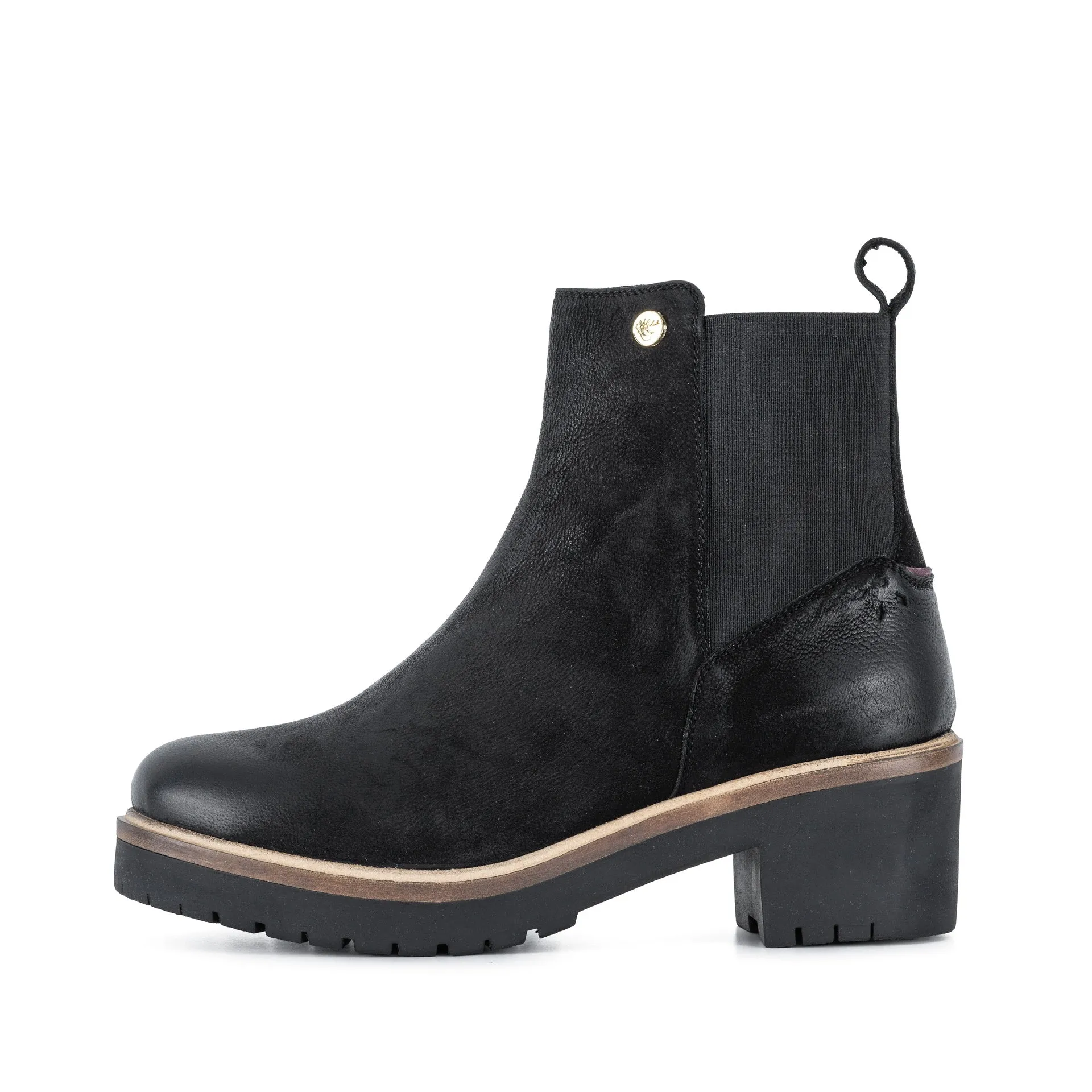 FEARNE BLACK BLOCK CHELSEA BOOT