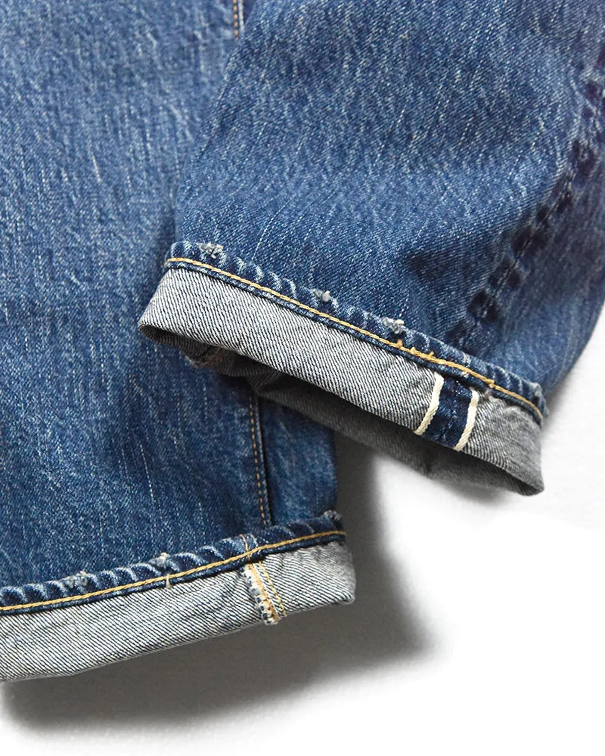 Fullcount 1101 Dartford Straight Faded Selvedge Denim