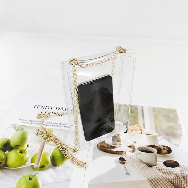 HOLD MY PHONE CLEAR CROSSBODY PURSE [ONLINE EXCLUSIVE]