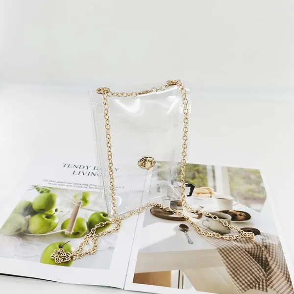 HOLD MY PHONE CLEAR CROSSBODY PURSE [ONLINE EXCLUSIVE]