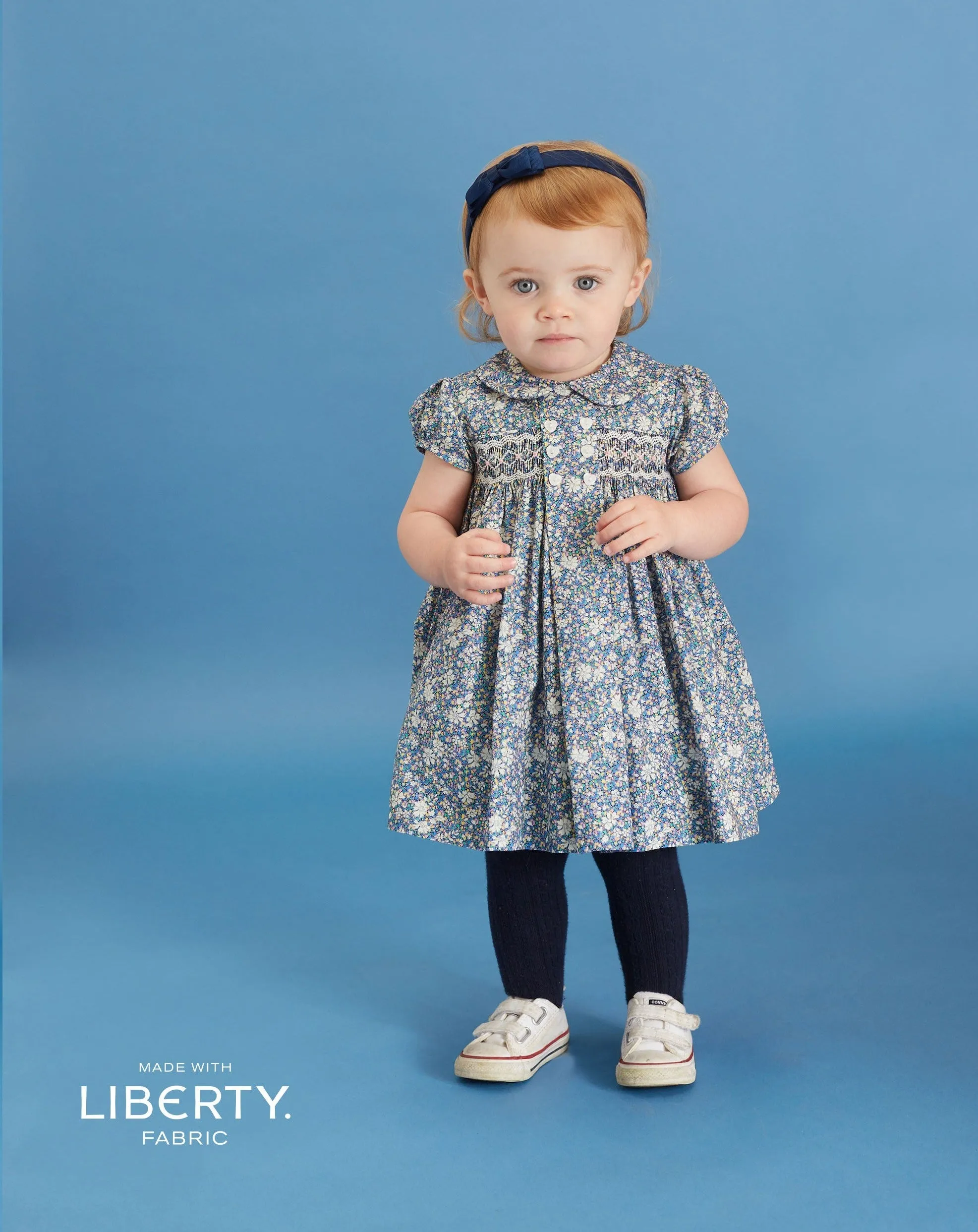 Made with Liberty fabric: Baby Dress - Alma