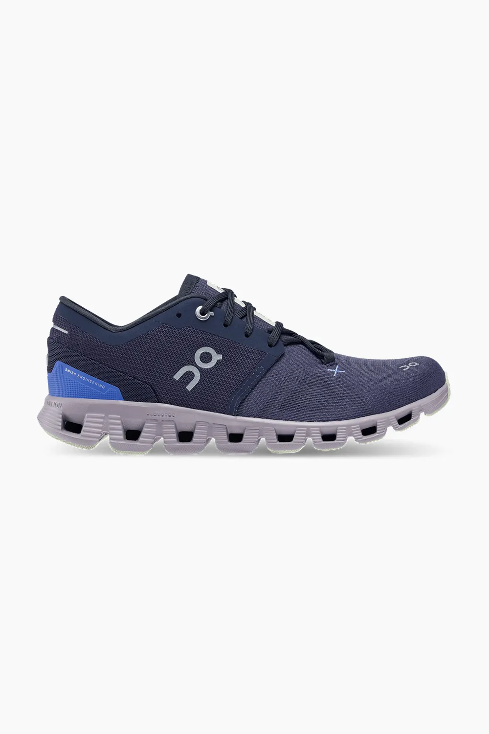 ON Women's Cloud X 3 in Midnight/Heron