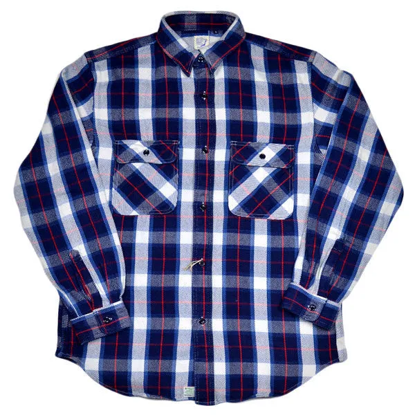 orSlow - 70s Work Shirt - Indigo Check