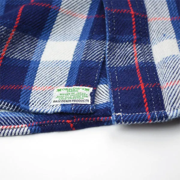 orSlow - 70s Work Shirt - Indigo Check