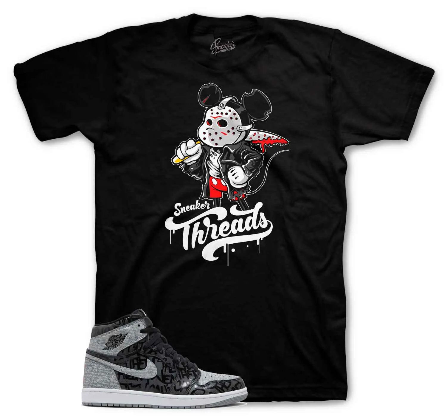 Retro 1 Rebellionaire Killa Mouse Shirt