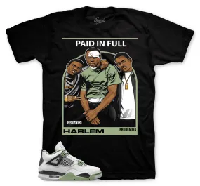 Retro 4 Oil Green Seafoam Frenemies Shirt