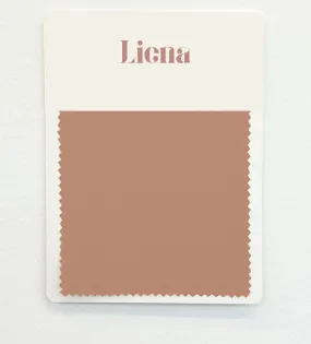 Satin Fabric Swatch Card - Almond