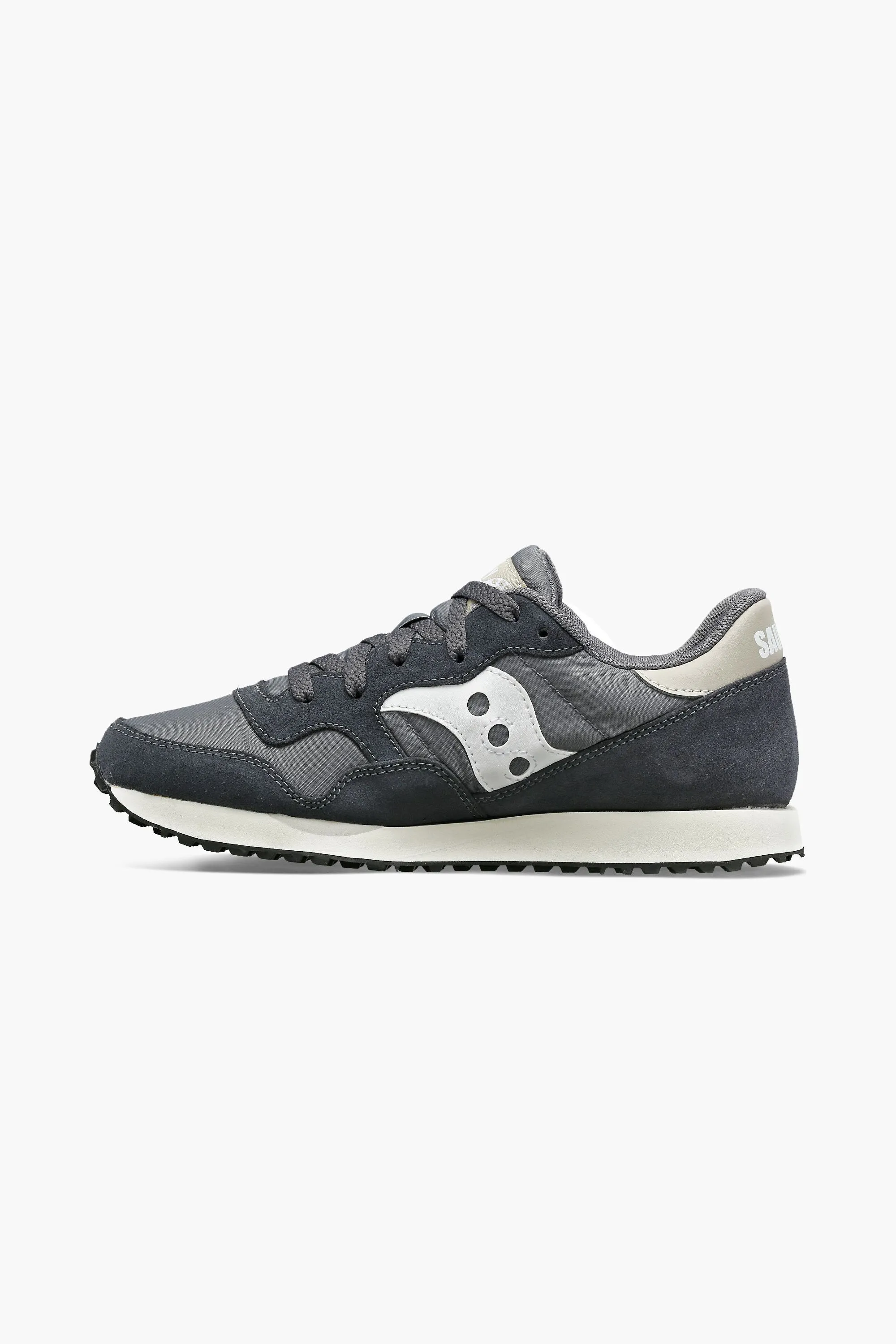 Saucony Women's DXN Trainer in Dark Grey/Beige