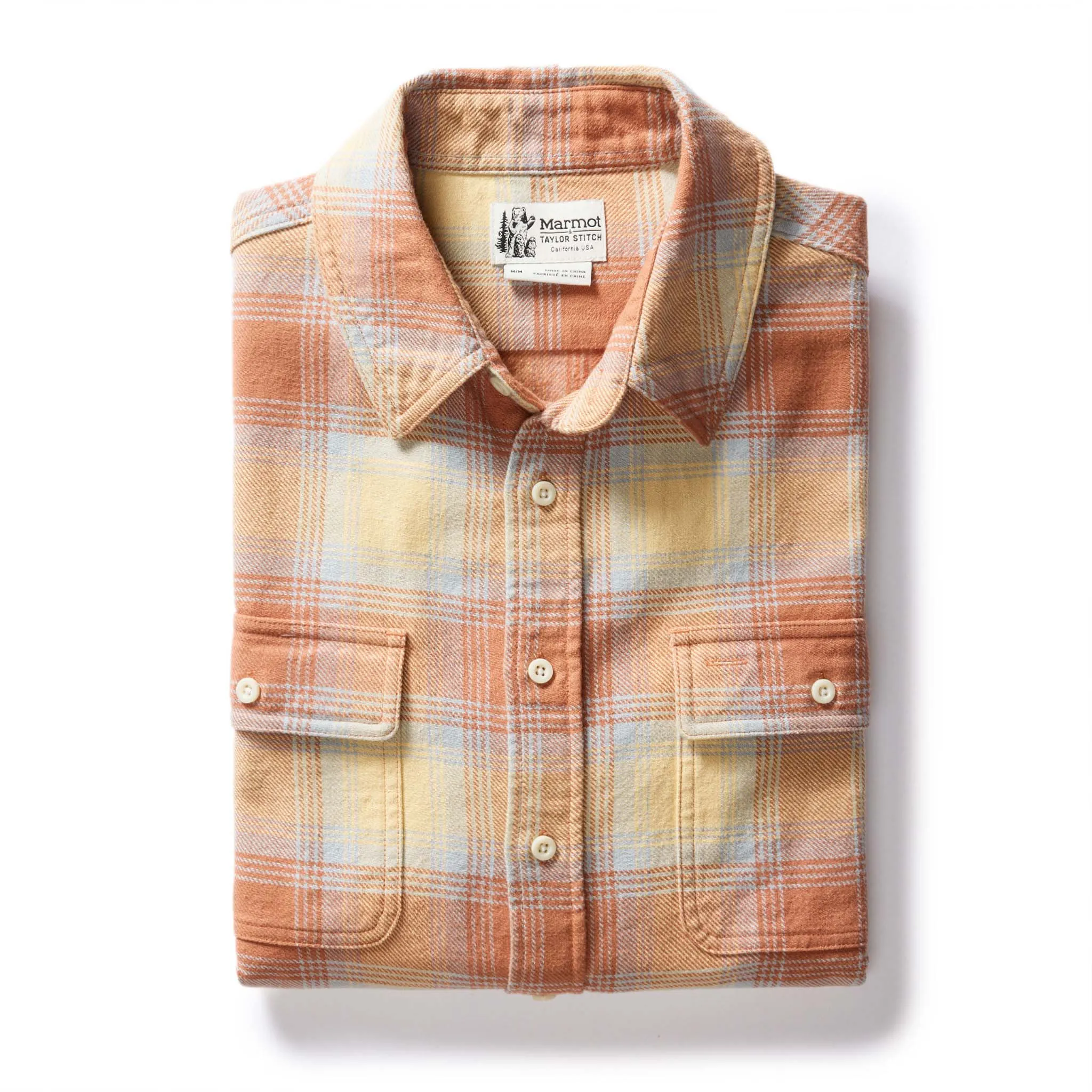 The Ledge Shirt in Sunrise Plaid