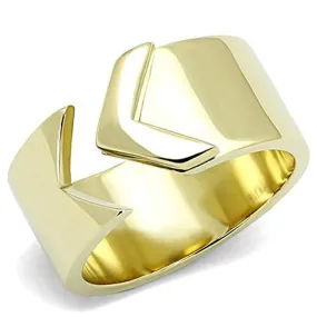 WildKlass Stainless Steel Ring IP Gold Women