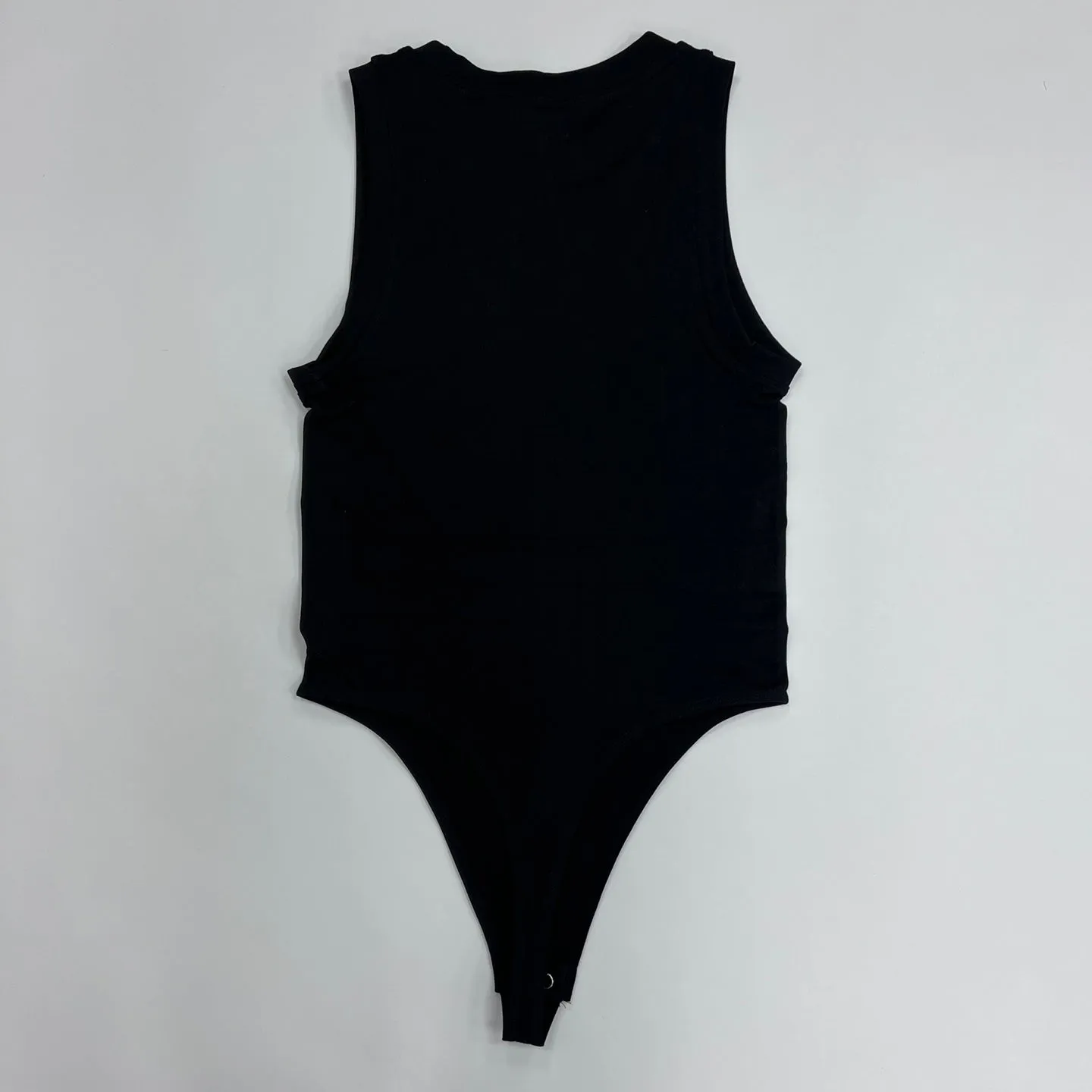 Women's Round Neckline Sleeveless Fitted Bodysuit