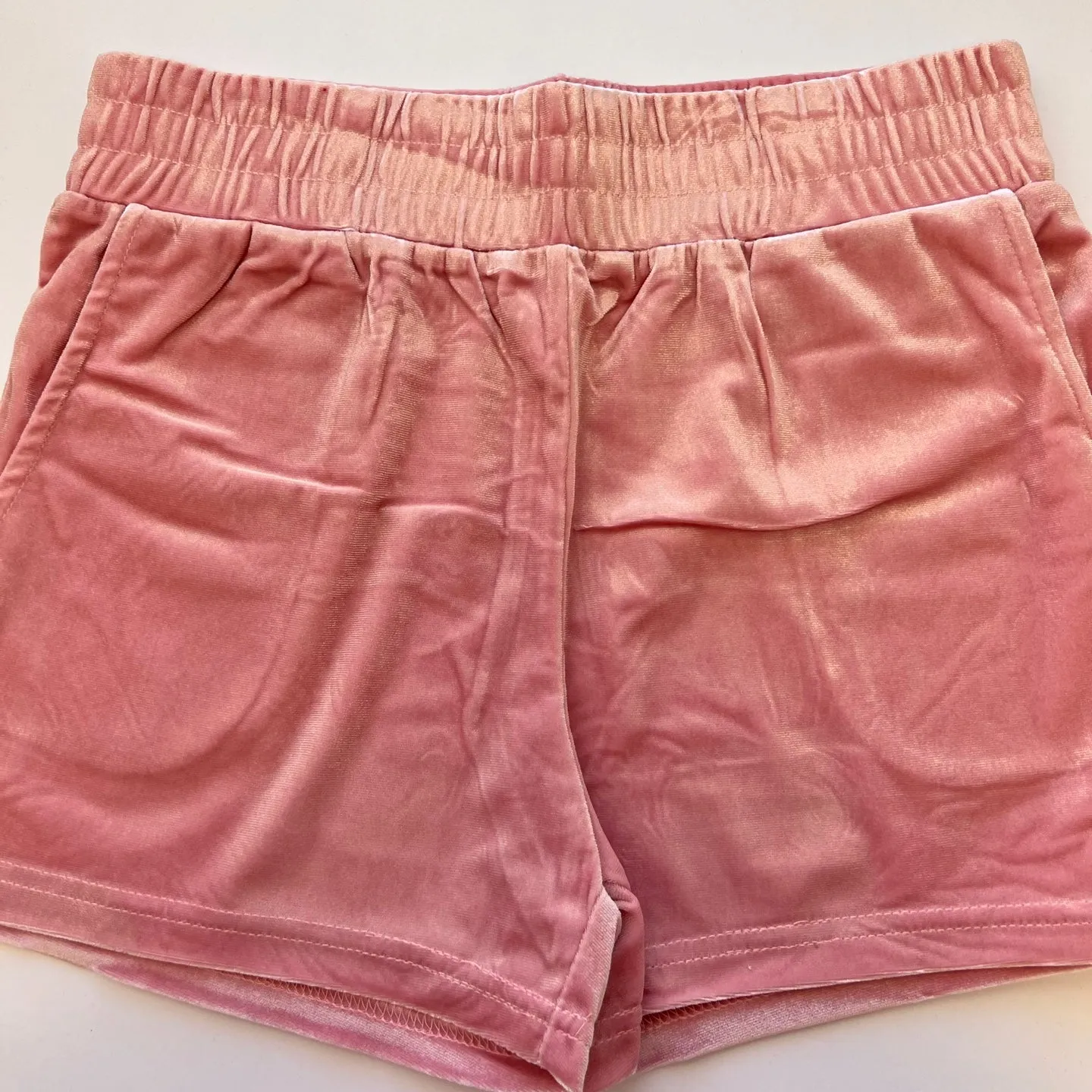 Women's Velour Shorts with Pockets